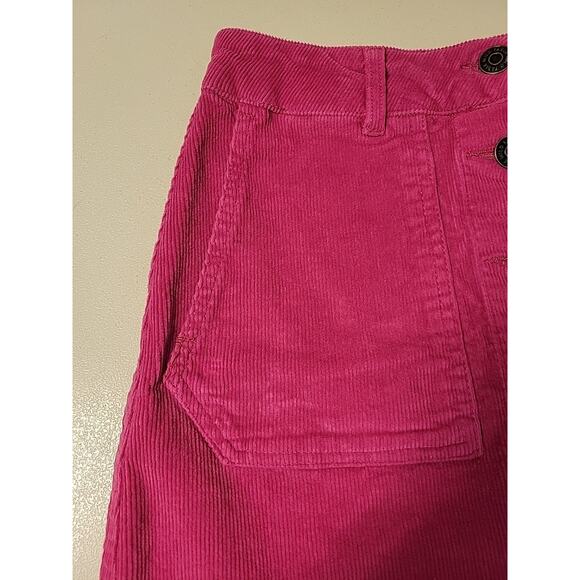 Wild Fable Corduroy‎ Mini Skirt Button Front Y2K Retro Indie Colorful 70s Size 6 - Picture 3 of 9